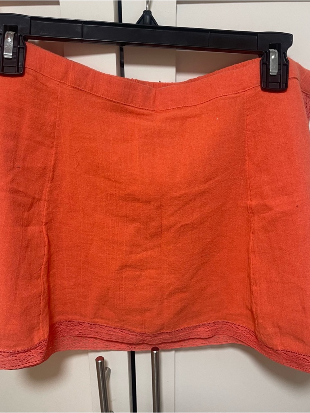 Free People Sundew Skirt Set Fusion Coral Sz L NWT - Picture 8 of 16